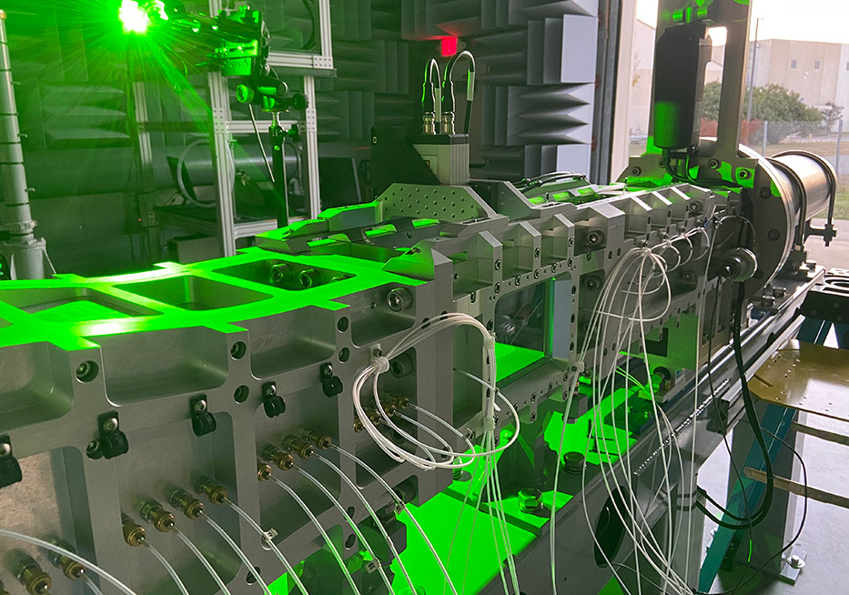 photo of the quad-sonic wind tunnel